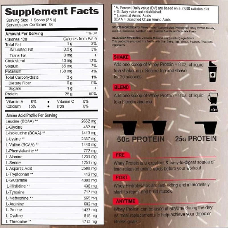 TERROR LABZ WHEY PROTEIN PUNISHER - OX Muscle
