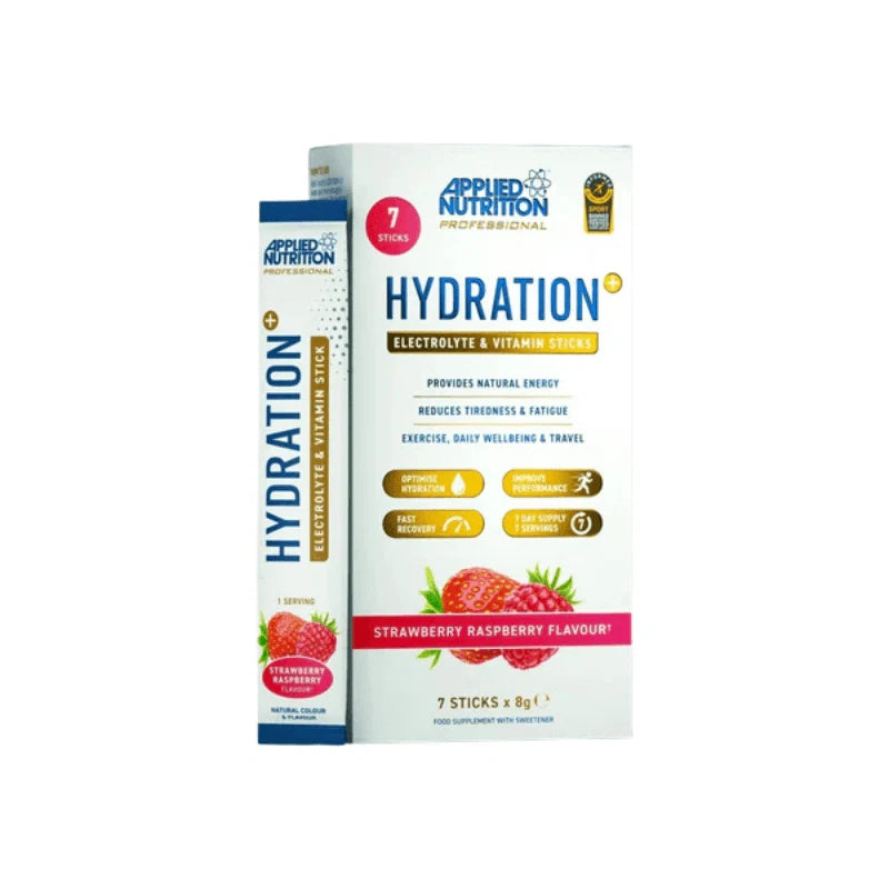 Applied Nutrition Hydration+ Electrolyte &amp; Vitamin Powder 7 Sticks - OX Muscle