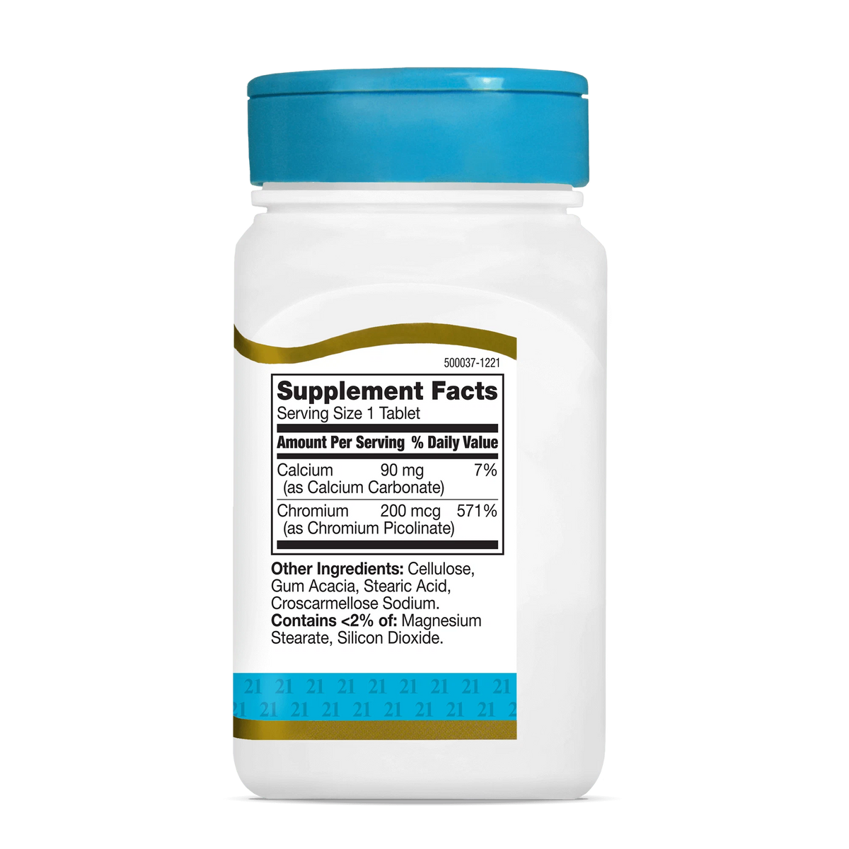 21ST CENTURY® Chromium Picolinate 200mcg 100 Tablets - OX Muscle