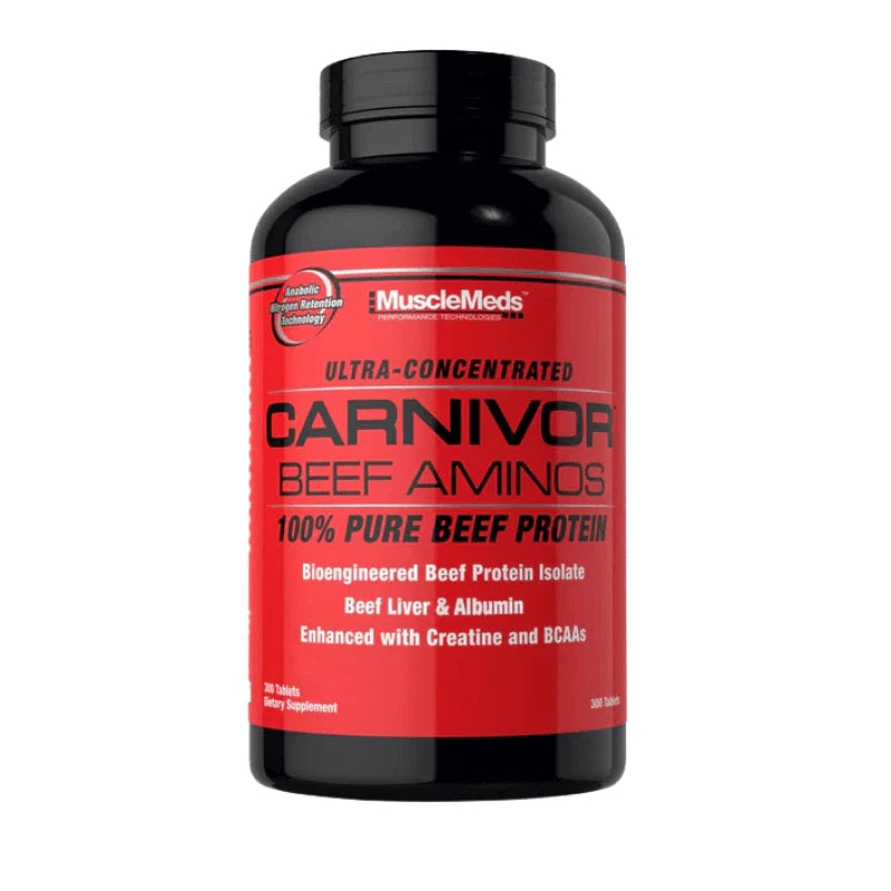 Muscle Meds Carnivor Beef Aminos - 300 Tablets - OX Muscle