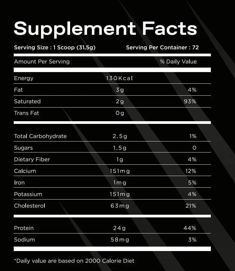 FIT LEGEND Whey Protein 2.3 kg- 72 serv - OX Muscle