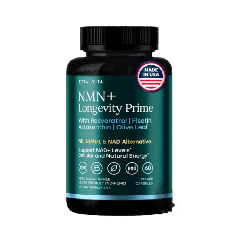 ETTA VITA NMN 300mg, NAD+ with Resveratrol - 60 Capsules