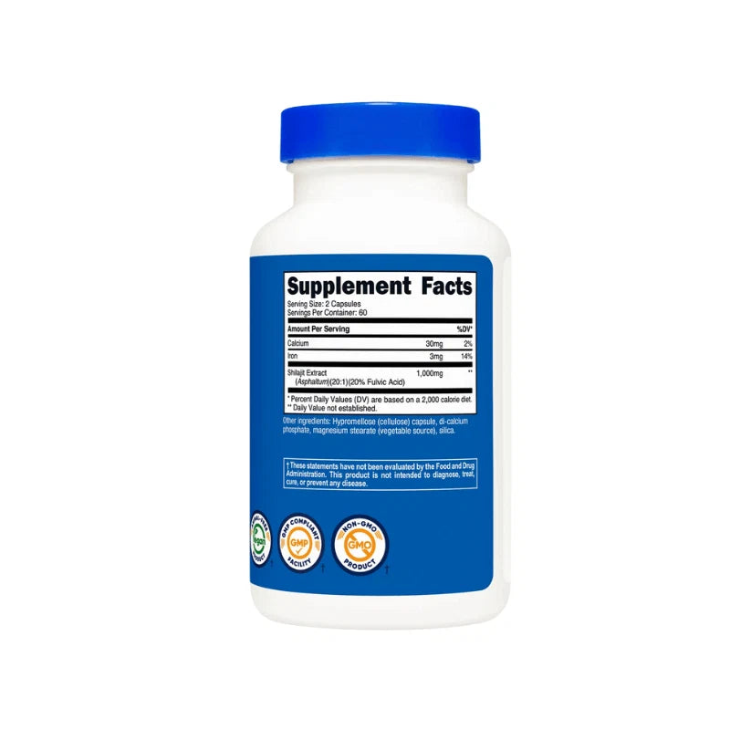 Nutricost Shilajit 1000mg 120 capsules - OX Muscle