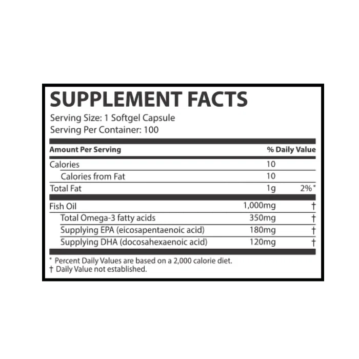 Muscle Rulz Omega 3 Fish Oil - OX Muscle