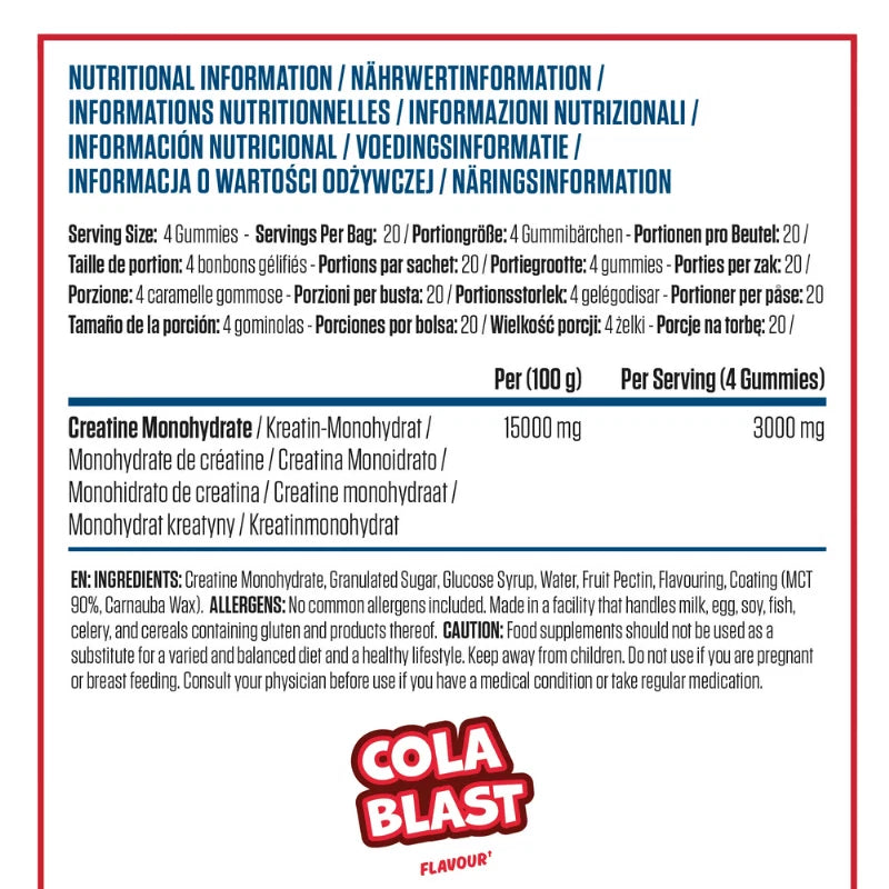 Applied Nutrition Creatine Gummies - OX Muscle