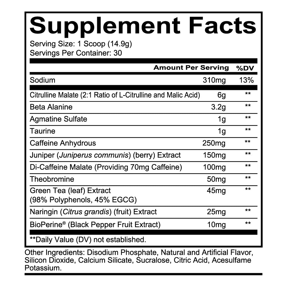 Redcon1 total war pre-workout 30 servings - OX Muscle