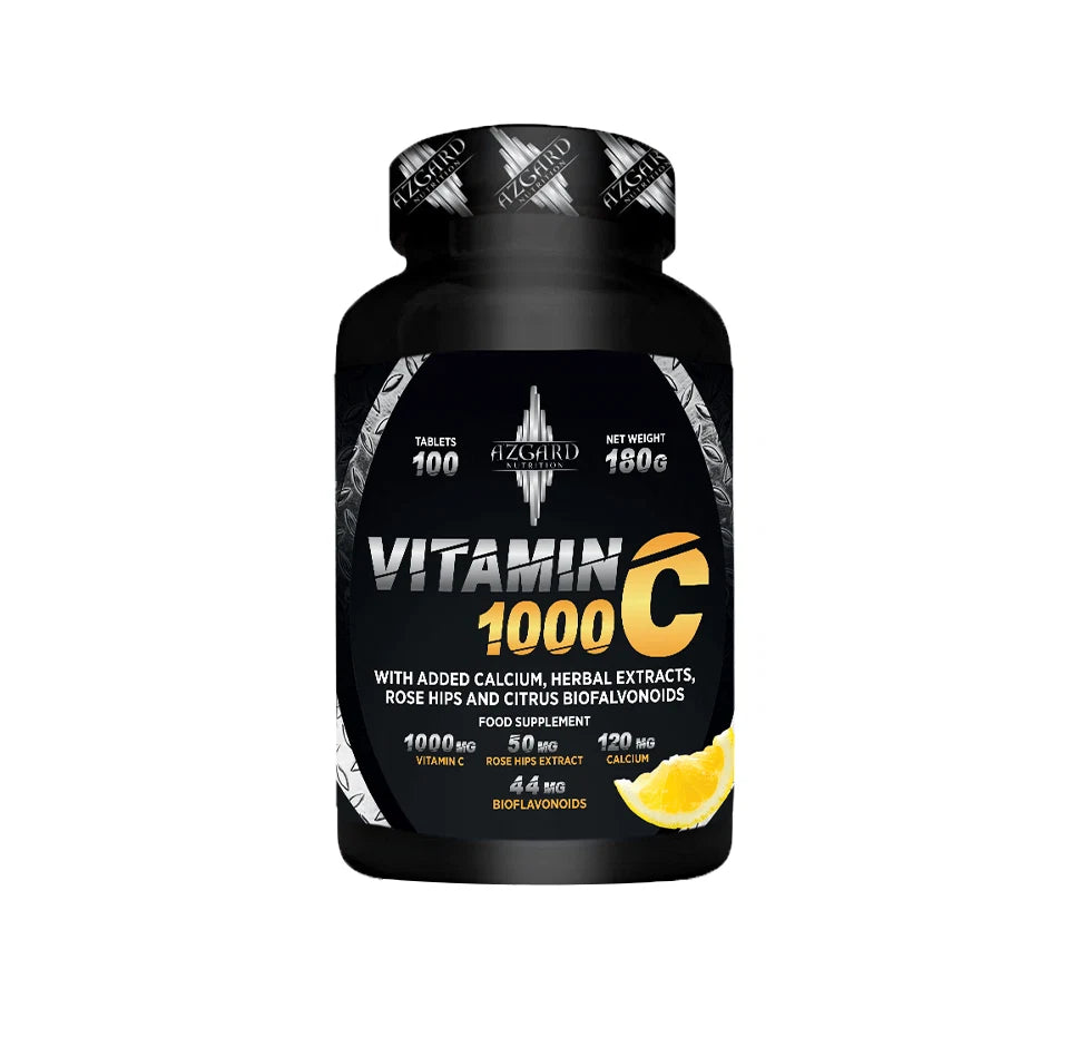 Azgard Nutrition Vitamin C 1000 100 Tablets - OX Muscle