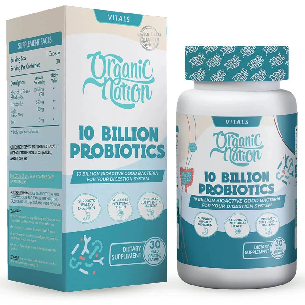 Organic Nation 10 Billion Probiotics - OX Muscle