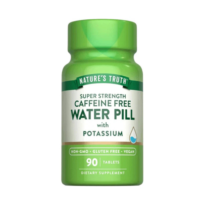 Nature's Truth Water Pill with Potassium | Caffeine Free - OX Muscle