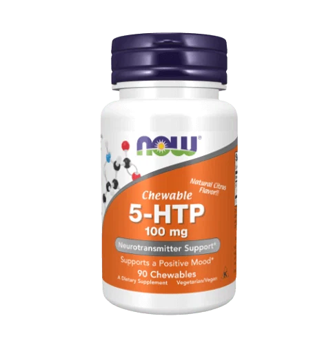 NOW 5-HTP 100 mg Chewables - OX Muscle