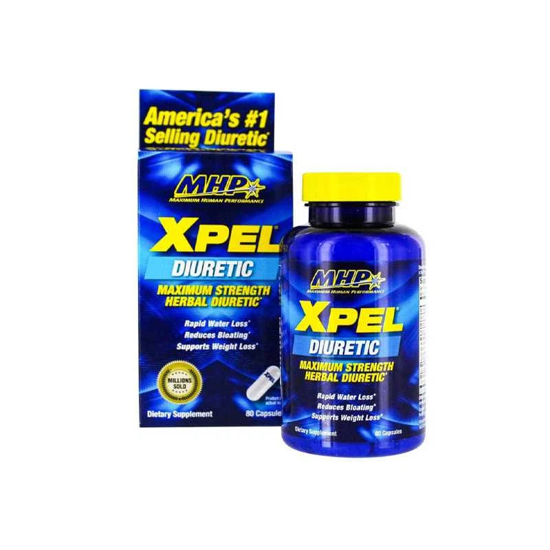 MHP XPEL® Diuretic, Maximum Strength 80 Capsules - OX Muscle