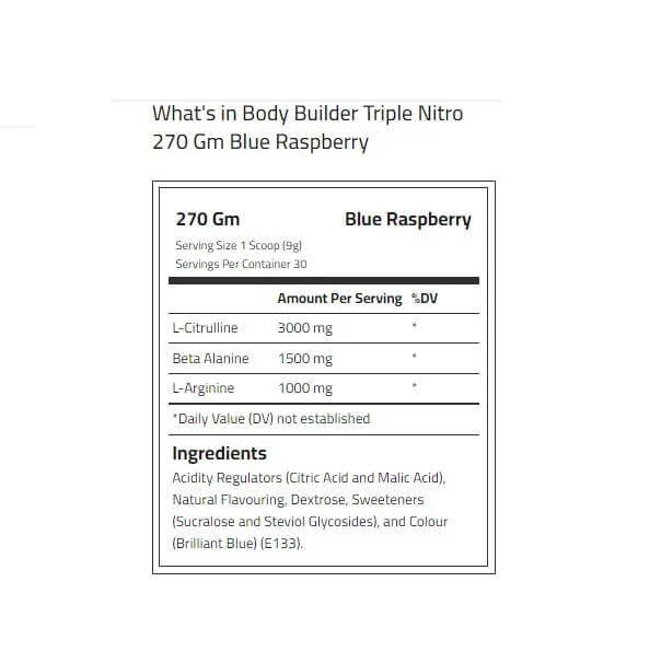 body builder triple nitro - OX Muscle