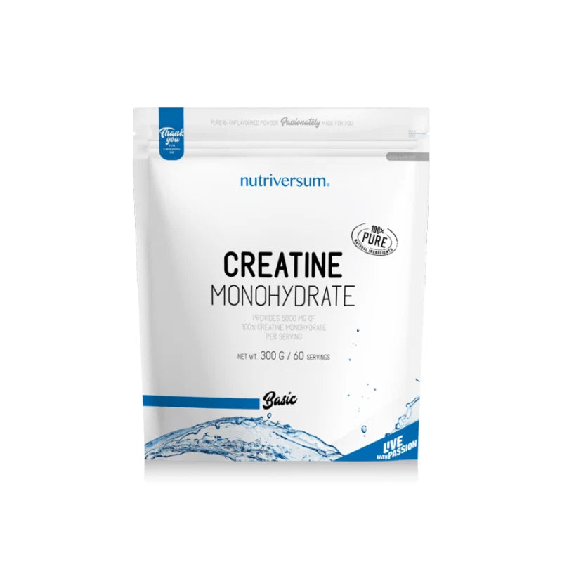 nutriversum creatine monohydrate 300gm 60 servings - OX Muscle
