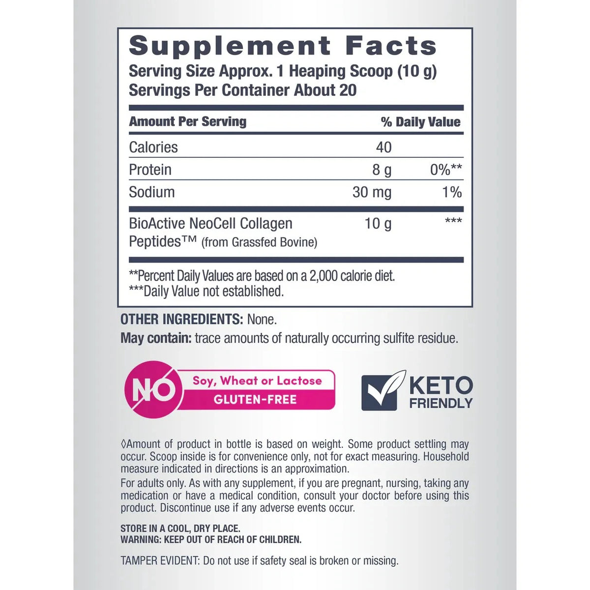 Neocell Grassfed Collagen Powder - OX Muscle