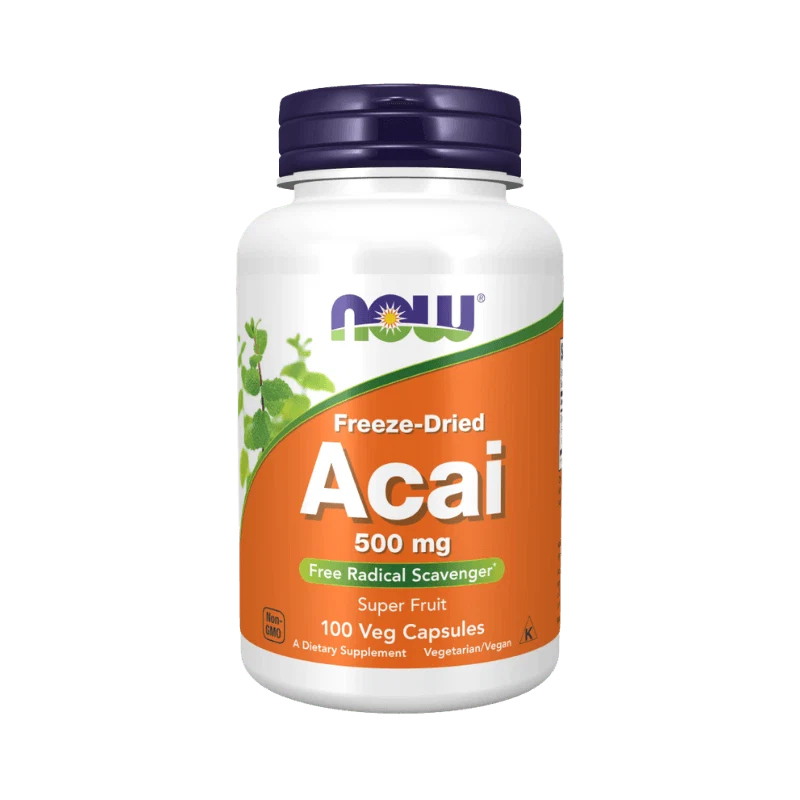 Now Foods Acai 500mg 100 Capsules - OX Muscle