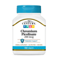 21ST CENTURY® Chromium Picolinate 200mcg 100 Tablets - OX Muscle