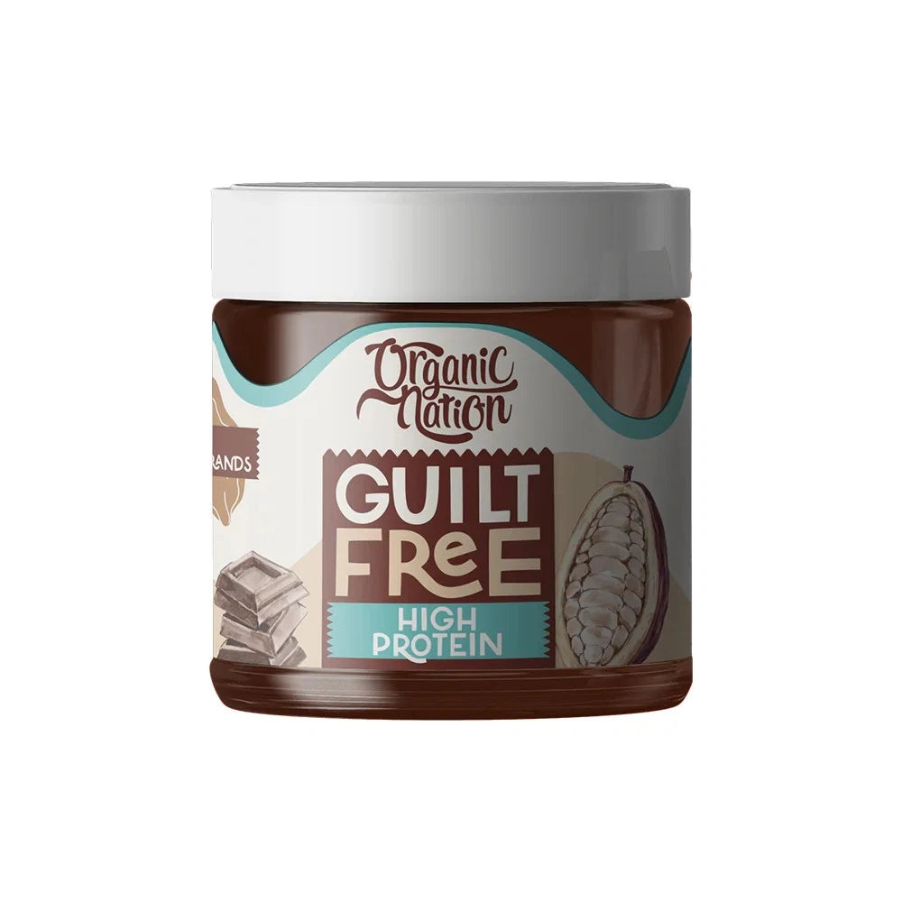 Organic Nation Guilt Free Chocolate Spread High Protein-33gm - OX Muscle