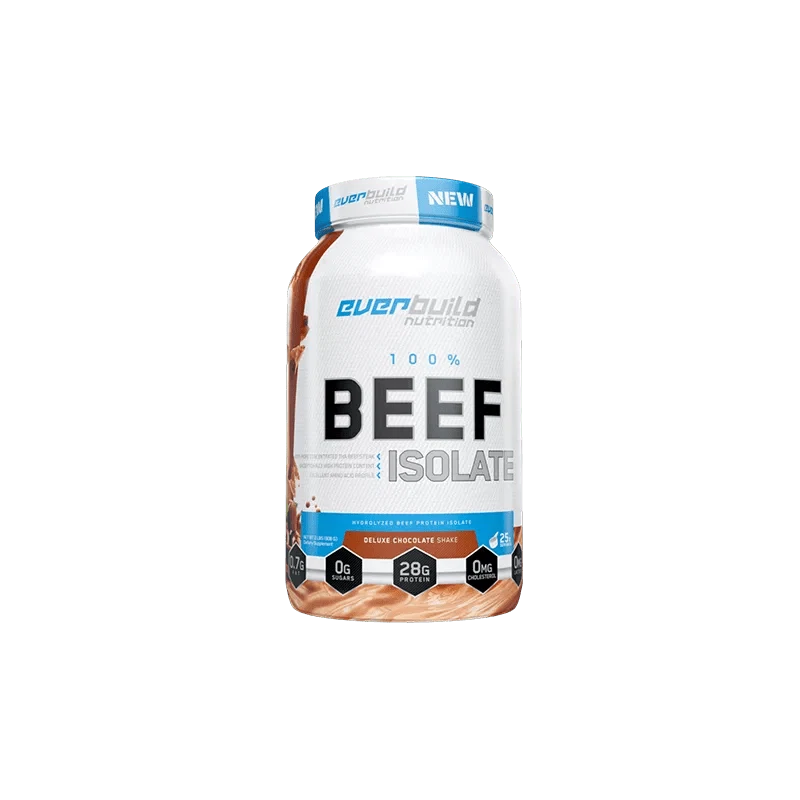 ever build nutrition 100% beef protein isolate 25 servings - OX Muscle