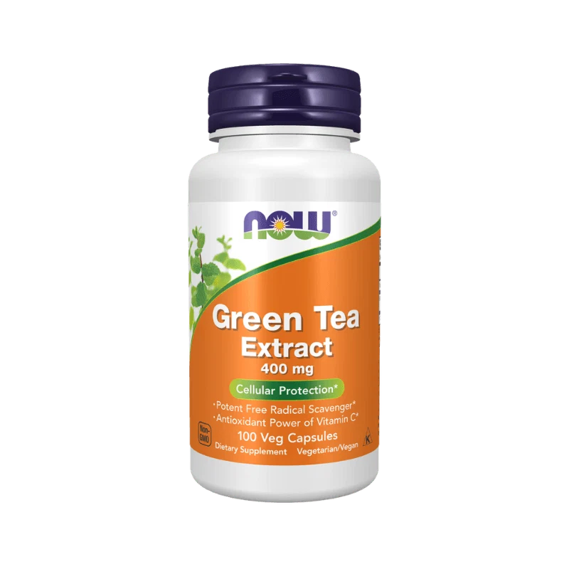 Now Foods Green Tea 400mg 100 Capsules - OX Muscle