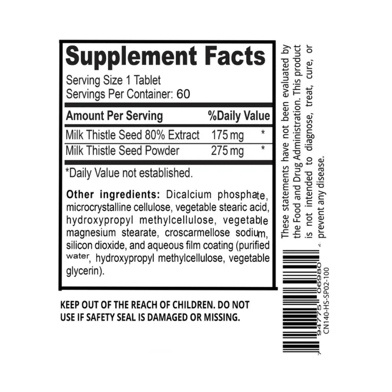 afterave milk thistle complex - OX Muscle