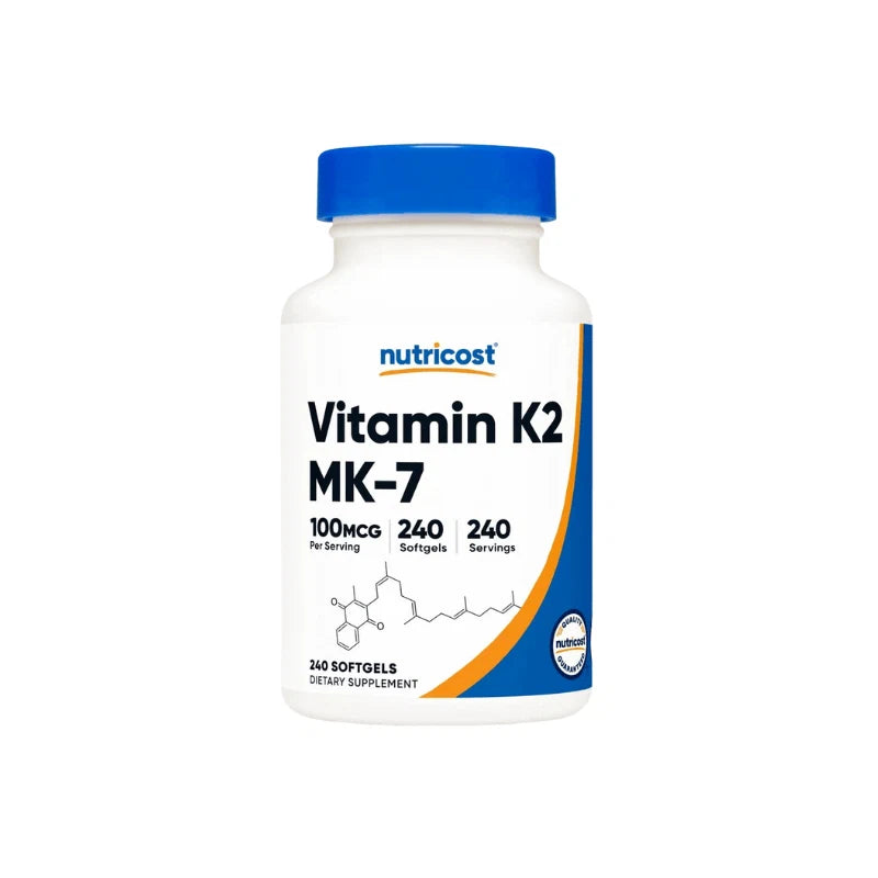 Nutricost Vitamin K2 MK-7 - 240 softgels - OX Muscle