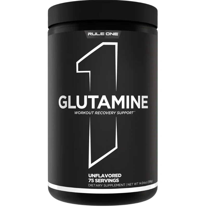 Rule One Glutamine 400gm - 75 servings - OX Muscle