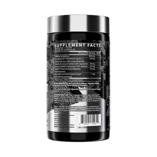 Nutrex Research Lipo 6 Hardcore New Edition 60 Capsules - OX Muscle
