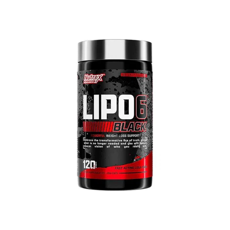 nutrex research lipo 6 black powerful new edition 120 capsules - OX Muscle