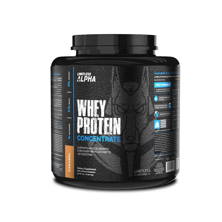 Limitless Alpha Whey Protein Concentrate - 1000 g - 30 Serv - OX Muscle
