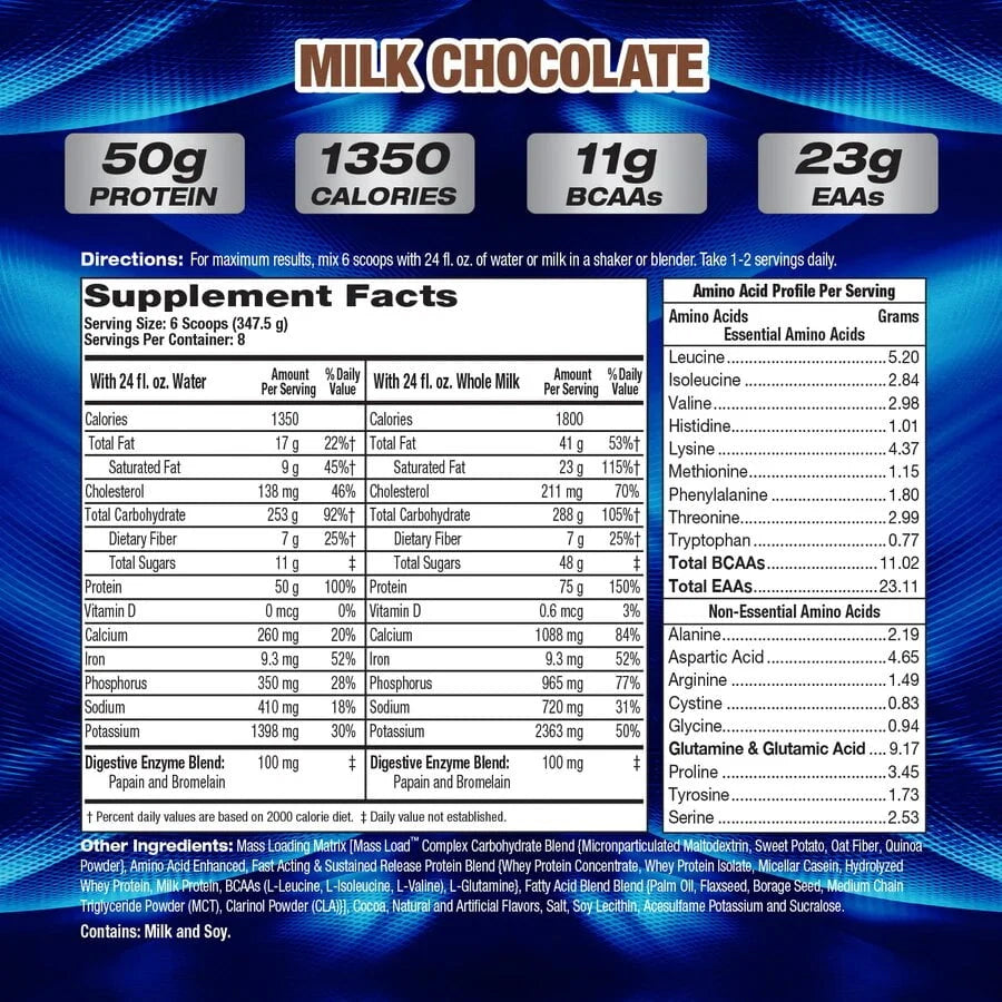 MHP Up Your Mass XXXL1350 - OX Muscle