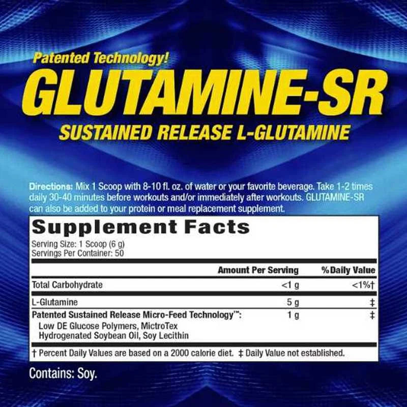 MHP Glutamine-SR 50 Servings - OX Muscle