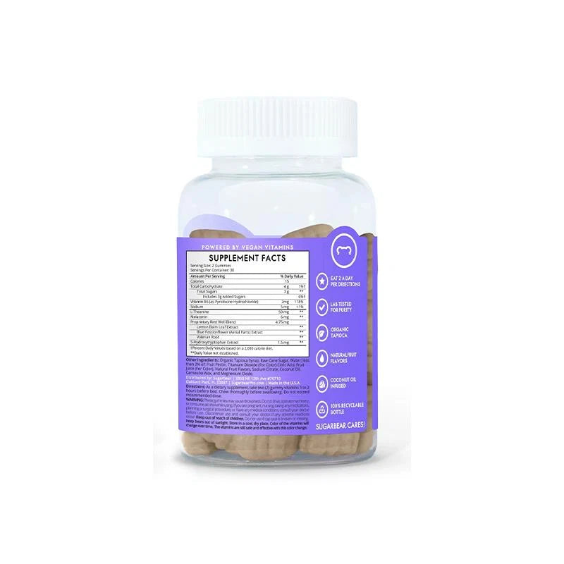 Sugar Bear Sleep Vitamins Vegan Gummies - OX Muscle