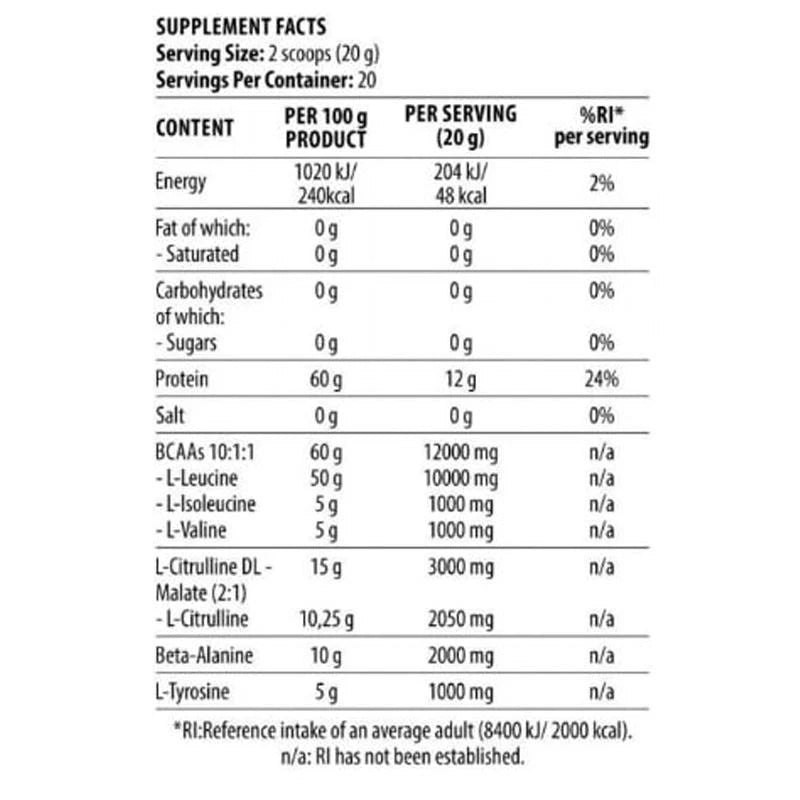 DY Nutrition HIT BCAA - OX Muscle