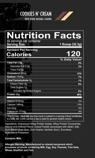 Redcon1 Ration Whey Protein - OX Muscle