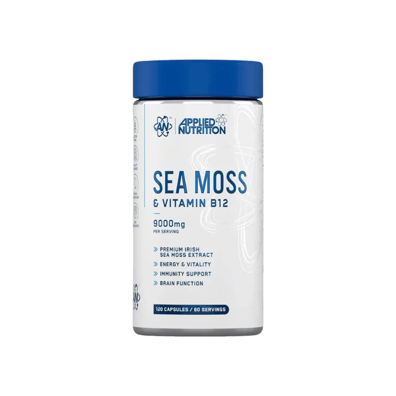 applied nutrition sea moss & vitamin b12 - 120 capsules