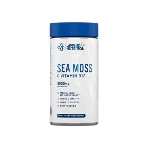 applied nutrition sea moss &amp; vitamin b12 - 120 capsules - OX Muscle