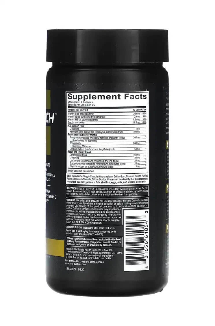 muscle tech 3-in-1 testosterone booster - OX Muscle