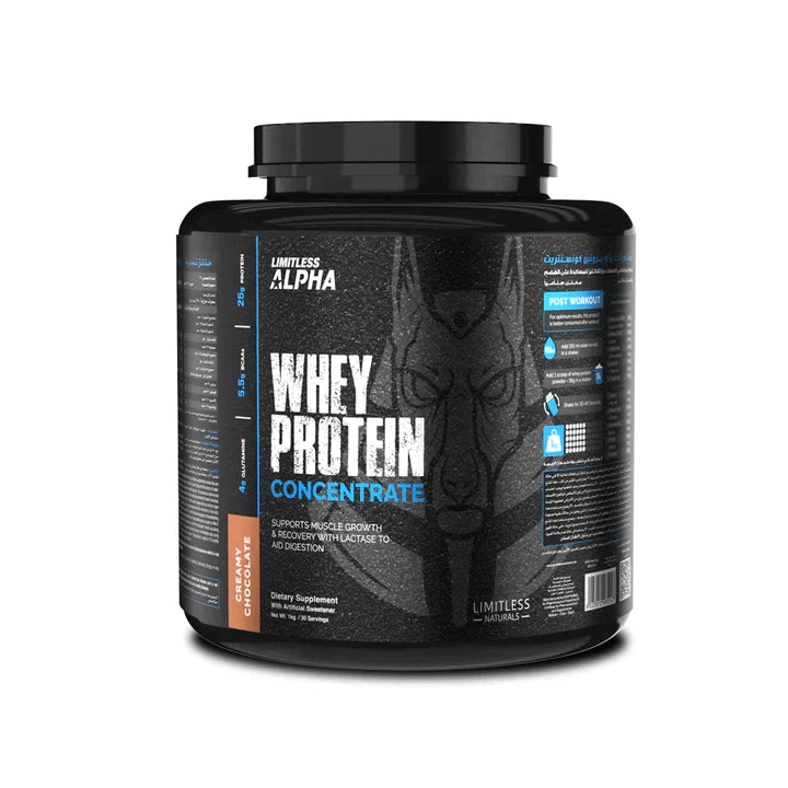 Limitless Alpha Whey Protein Concentrate - 2000 g - 60 Serv - OX Muscle