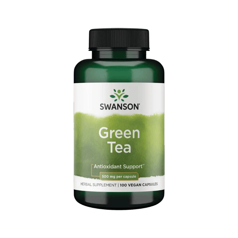 Swanson Green Tea 500mg - 100 Capsules - OX Muscle
