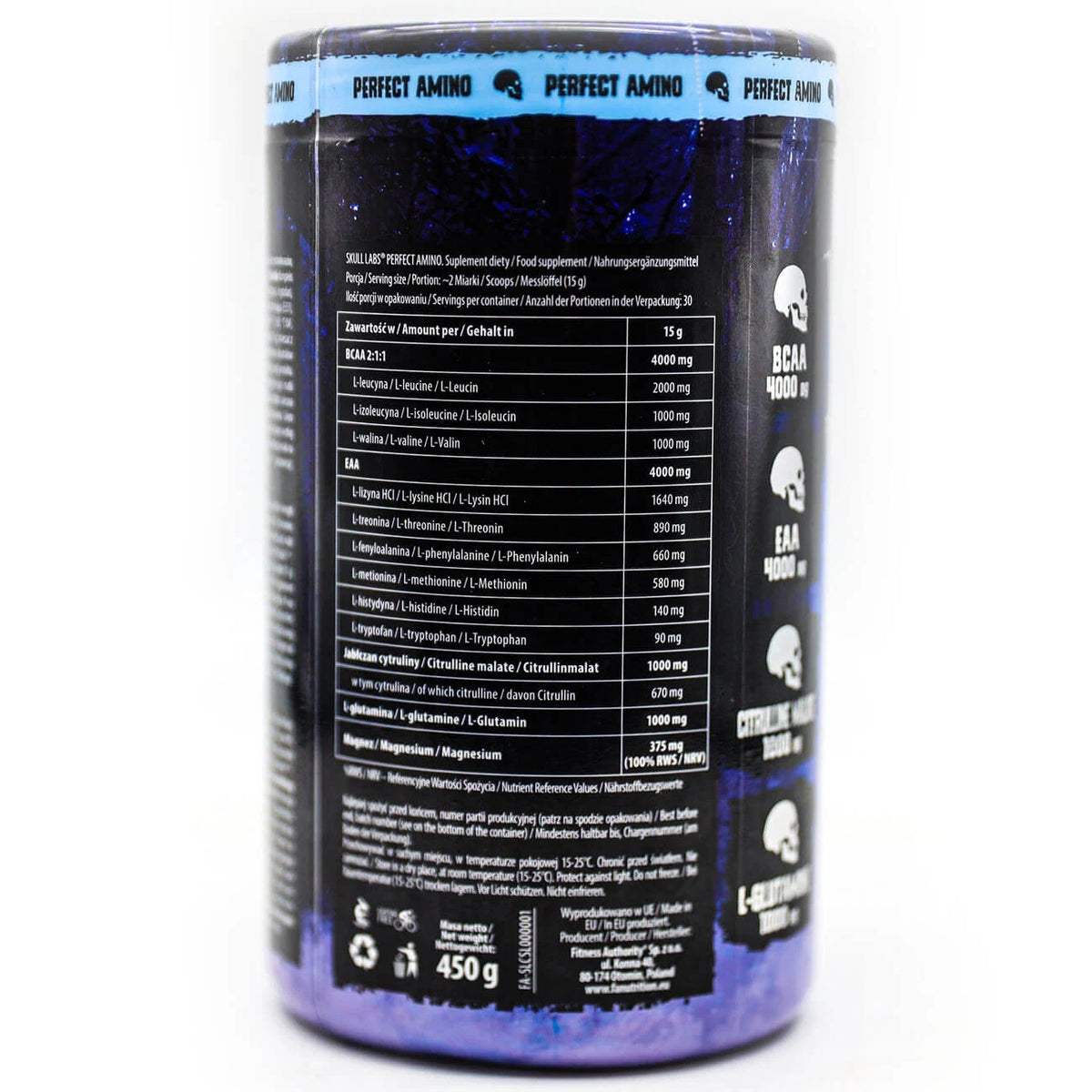 Skull Labs Perfect Amino 30 Servings - OX Muscle