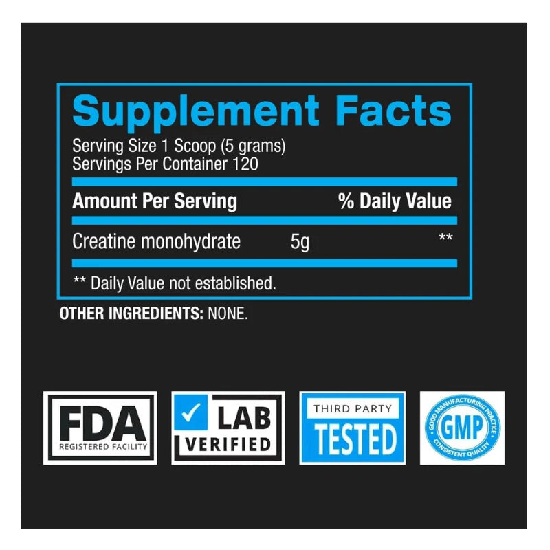 Bpi Sports Creatine Micronized 600 gm -120 servings - OX Muscle
