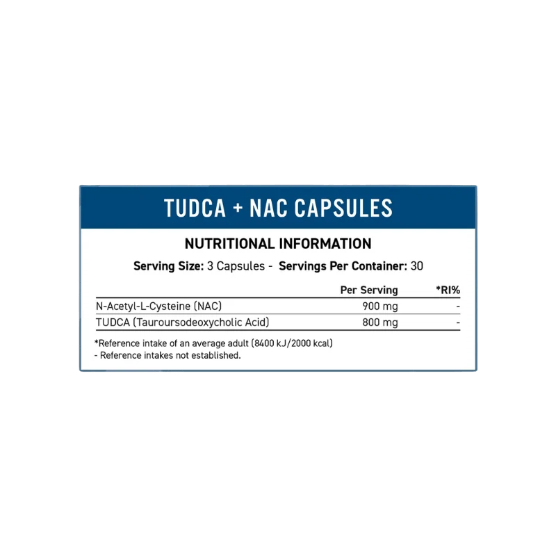 applied nutrition tudca + nac - 90 capsules - OX Muscle