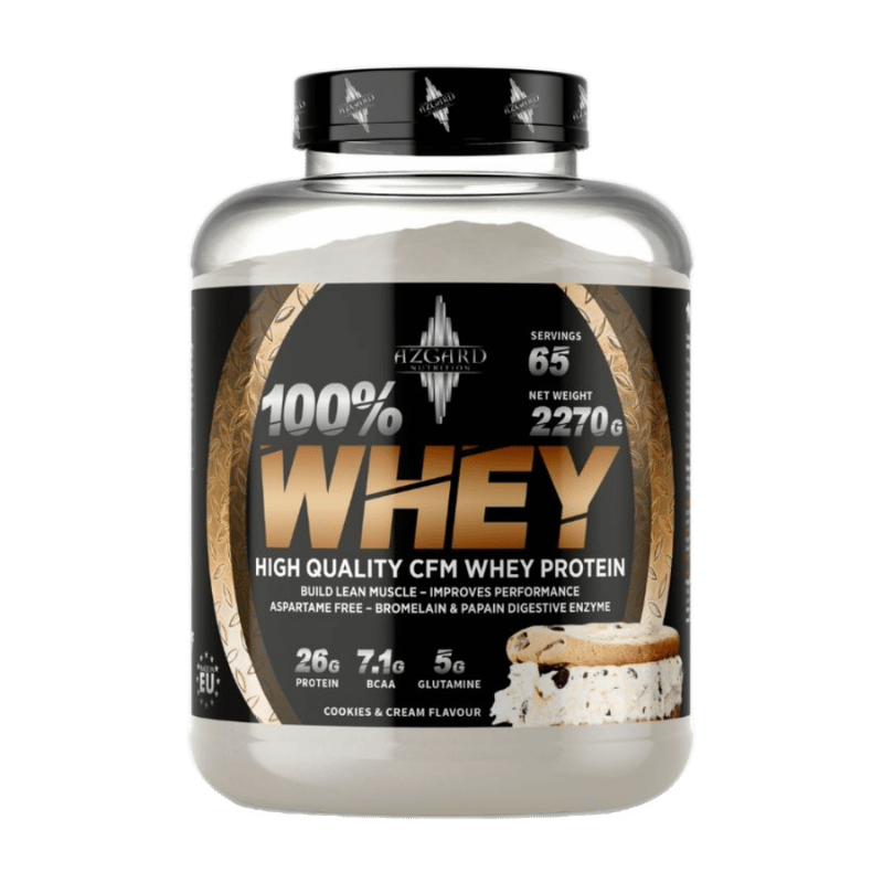 Azgard Nutrition 100% Whey High Quality Protein, 2.2KG, 65 Servings