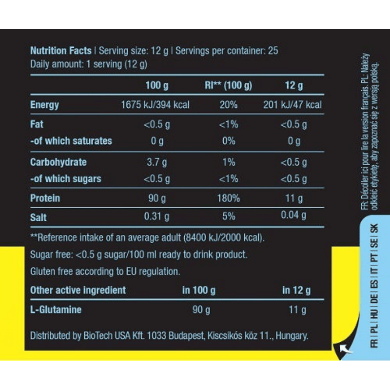 Bio Tech Usa Glutamine Zero