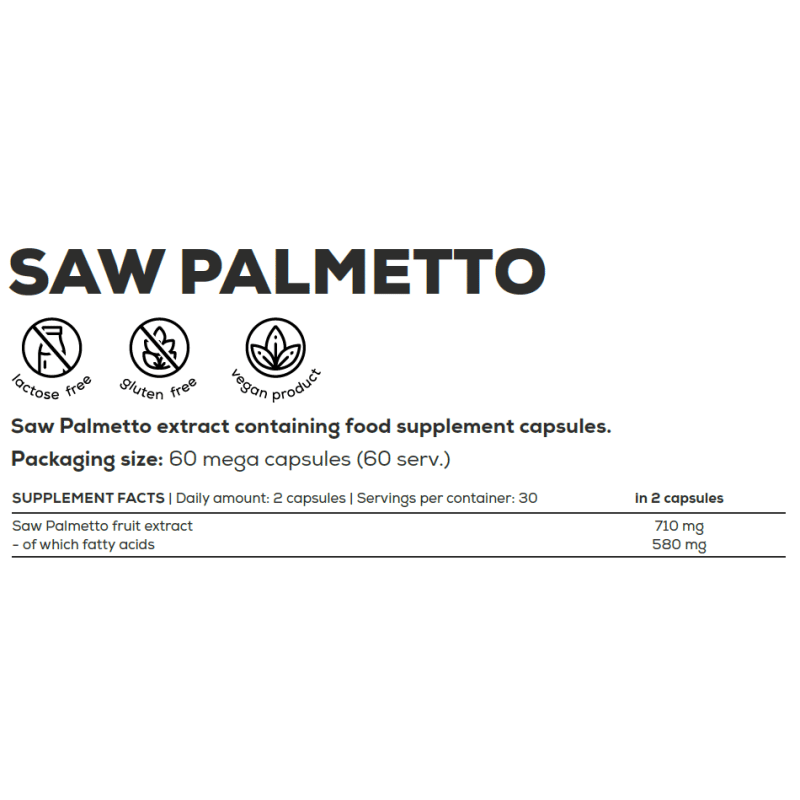 Bio Tech Usa Saw Palmetto 60 capsules