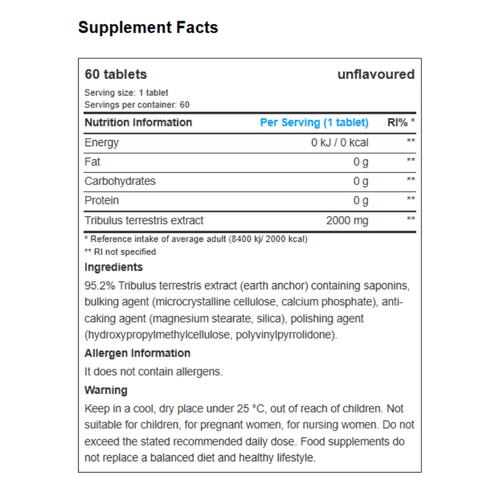Bio Tech Usa Tribooster 60 tablets