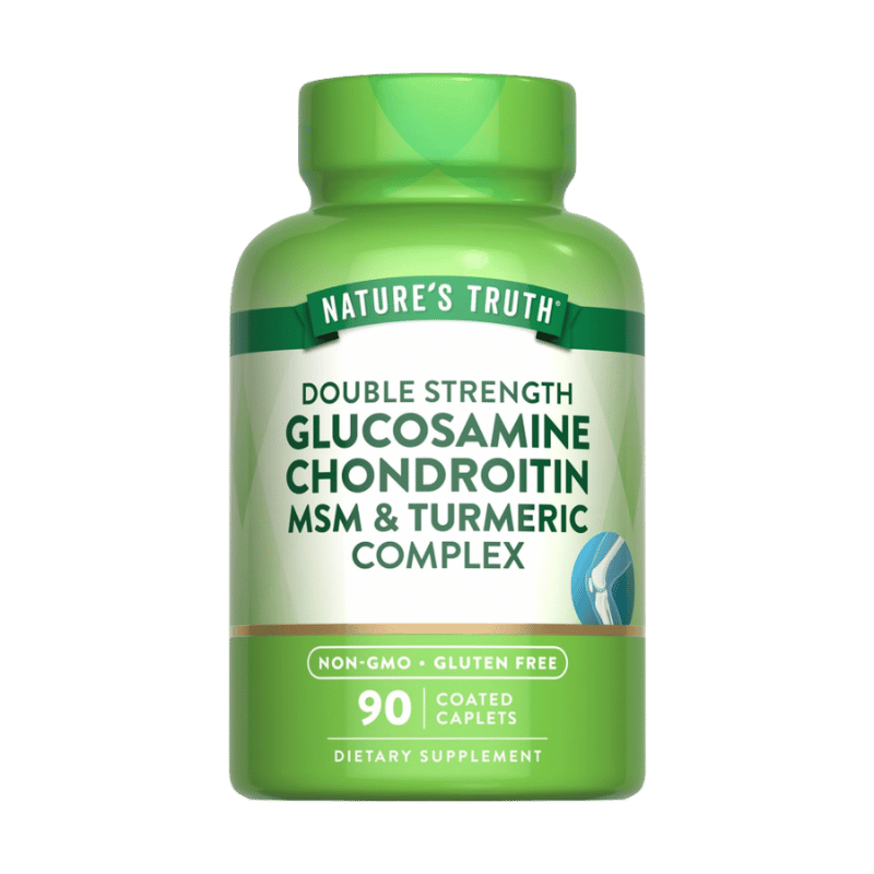Nature’s Truth Glucosamine Chondroitin MSM and Turmeric Complex, 90 Caplets, 30 Servings