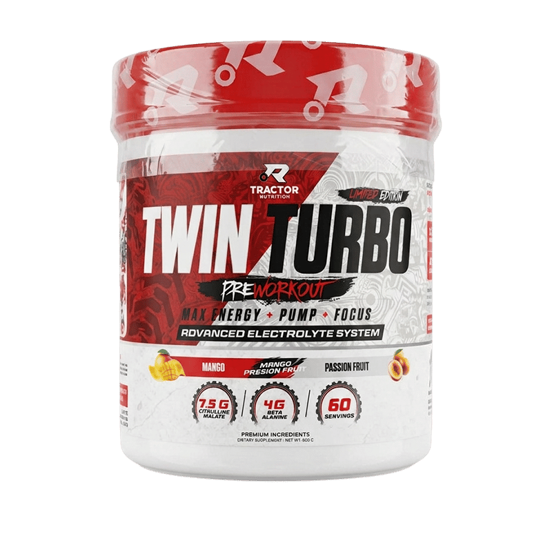 Tractor Nutrition Twin Turbo Pre-Workout, 60 Servings