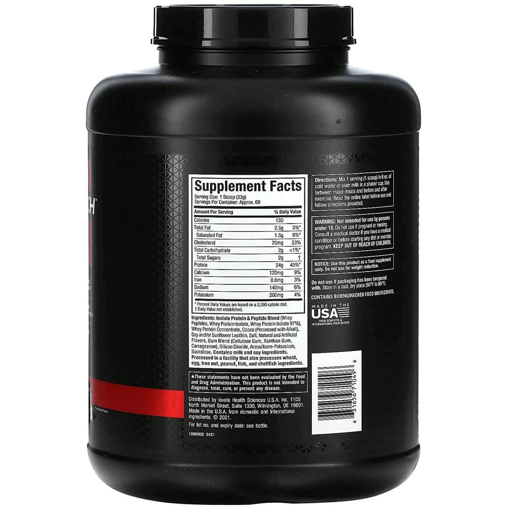 muscle tech nitro tech 100% whey gold 69 servings - OX Muscle