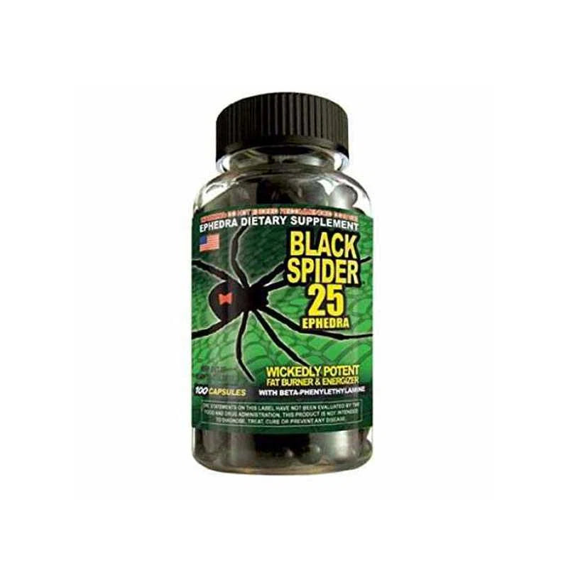 Cloma Pharma Black Spider, 100 Capsules, 100 servings
